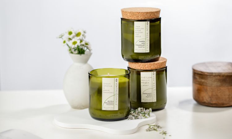 minimalisticka luxusni svicka vontree